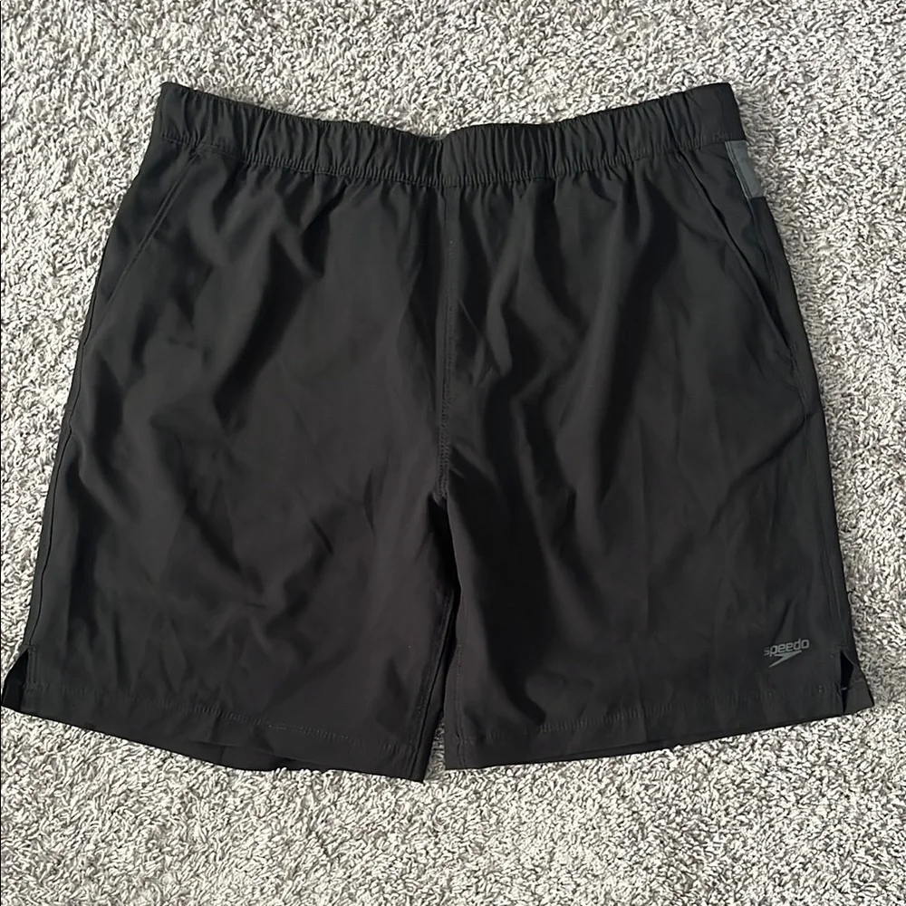 Speedo Black Swim Shorts‎ Size Large